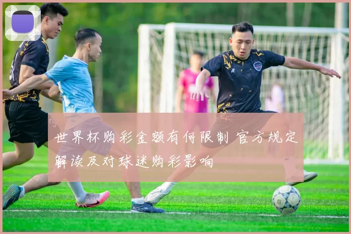 世界杯购彩金额有何限制 官方规定解读及对球迷购彩影响
